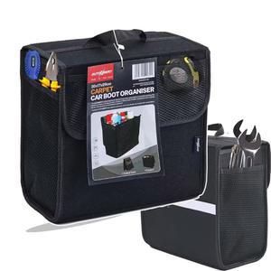 OEMASSIVE 자동차 트렁크 정리함, 소프트 펠트 가방 정리함 12x7x12 인치 접이식, 혼다 CRV 시빅 어코드 포드 포커스 퓨전 도요타 RAV4 지프 SUV /트럭 /세단 /밴