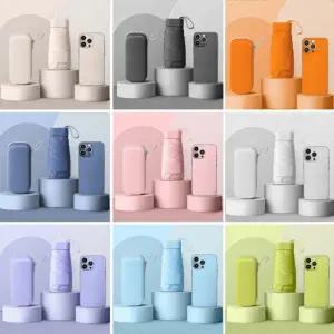 12컬러 미니우산 포켓형 초미니 휴대용 캡슐우산 우양산 UV자외선 차단 양산 접이식 양우산