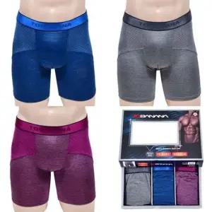 축성이 좋은 인터밍글스판 5부 남성 롱 드로즈 3매입