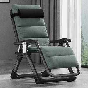 접이식 안락의자 휴식용 베드 라운지소파 점심 간이침대 대나무 무중력 세탁 가정용 금강흑색