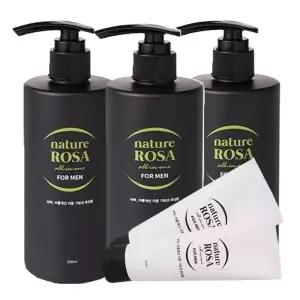 네이처로사 은은한향 주름개선 남성화장품 올인원 미백 기능성 대용량 화장품 휴대용 2개 300ml 3개 50ml