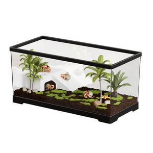 케이지 소라게사육장 하우스 도둑게 달팽이 수조 은신처 30X18X18 5CM 없는 DS XK