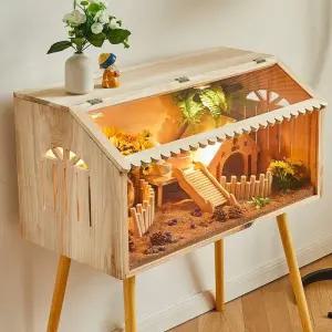 병아리육추기 작은새 럭셔리 메추리키우기 사육장 세트 미니