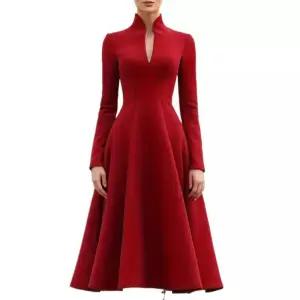 스파이더맨 원피스 여사친 봄 가을 솔리드 차이나 긴팔 OPH3