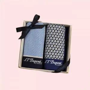 듀퐁 25년SS 순면 손수건 2매 세트 SE5S001BU SE5S004BU 4291136