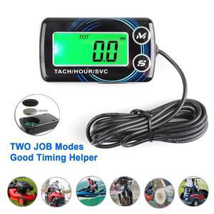 디지털 유도 엔진 타코미터 시간 계량기 방수 SVC더트 바이크 전기톱 잔디 예초기