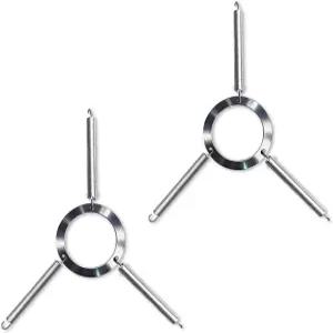 파충류 서식지 조명 돔용 업그레이드된 마운팅 스프링 클립 2팩 - 범용 테라리움 뚜껑 클램프 안전한 열