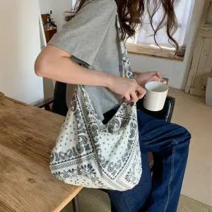 [라일리] Rly 캔버스 무지 면가방 데일리 숄더 여성 화이트