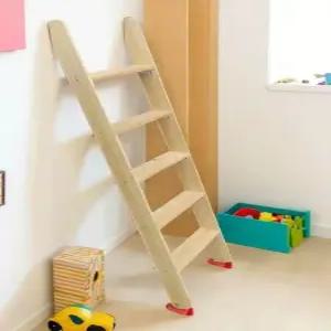 분리형 이층침대 나무 자작나무 프레임 일자 수납계단 숙소 가정용 원목침대