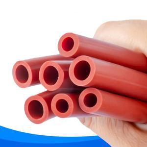 호환 I.D2  8mm 오렌지 레드 실리콘 진공관 내열성 자동차 연료 탱크 파이프 냉각 튜브 에어 펌프 고무 호