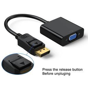 디스플레이 포트 컨버터 DP 수 VGA 암 어댑터 케이블  hp 호환 레노버호환 델 ASUS호환 데스크탑 노트북 PC