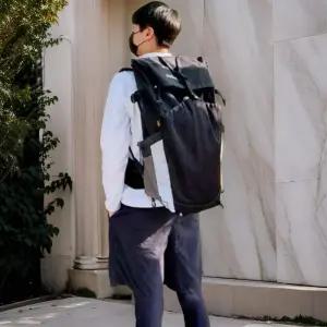 [옷자락]남성 생활방수 캠핑 60L 캐주얼 백팩