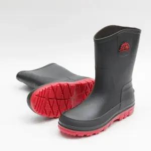 [옷자락]남자 장마 여름 논슬립 PVC 방수 장화 레인부츠