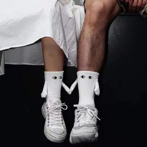 귀여운 가까이가면 커플자석양말 양말 손잡는 손잡는