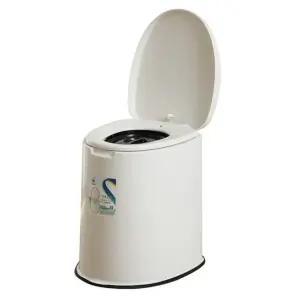 이동식 화장실 변기 간이 임산부 휴대용 양동이 노인 실내