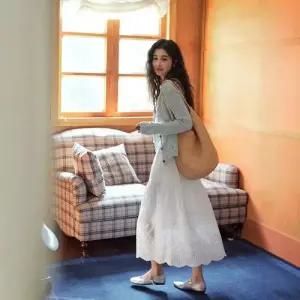 여친 치마 롱 빈티지 가을 봄 밴딩 자수 프렌치 DUCHI1