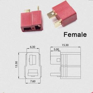 RC LiPo 배터리용 호환 T-플러그 수컷 암컷 커넥터 딘스 스타일 10개