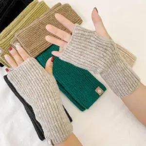 핸드워머 울 암워머 롱 겨울팔토시 니트 여성 남자 여