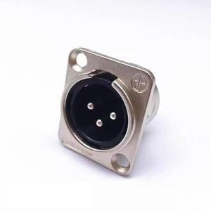 5/20/100PCS 3/4/5pin 남성 여성 패널 오디오 마이크 잭 플러그 커넥터 구리 접촉 XLR 금속 캐논 호환 소켓