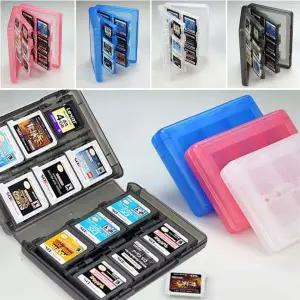 닌텐도칩케이스 보관함 카트리지 28-in-1 게임 카드 케이스 호환 3DS DSi XL LL DS Lite 홀더