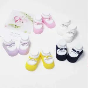 신생아 베이비양말 j포포리본연 입체 5족세트 유아양