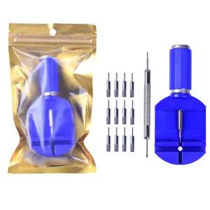 시계줄조절 시계 수리 스트랩 포크 세트 스트립 제거기 교체 스틸 체인 조절기