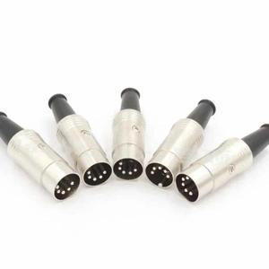 5핀 오디오 어댑터 DIN 플러그 남성 미디 커넥터 케이블 리드 인라인