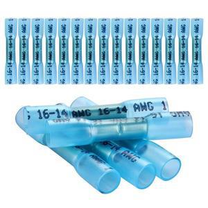 20/50100Pcs 열 수축 버트 와이어 커넥터 방수 절연 자동차 차량용 호환 해양 케이블 압착 단자