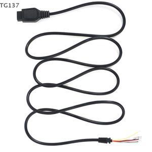 세가 제네시스 호환 제품 2 1.5M용 호환 MD2 컨트롤러 게임패드용 호환 금속/PVC 9핀 연장 케이블 1개