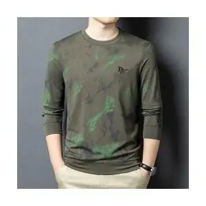 코아픽샵 남자 키작남 맨투맨 가을옷 프린트 자수 트렌드 캐주얼 라운드 티 상의 꾹3