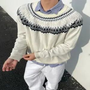 코아픽샵 남친 니트 가을 빈티지 키작남 맨투맨 컬러 헨리넥 커플 코트 꾹3