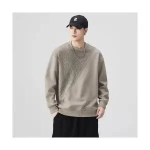 코아픽샵 추동 빈티지 봄 남사친 라운드 상의 키작남 맨투맨 빅사이즈 꾹3