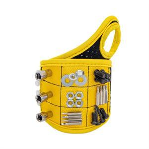 강력한 자석이 있는 자기 손목 밴드는 손톱을 잡아줍니다 9 도구 스트랩 조절 가능한 나사 흡입 편리한 가