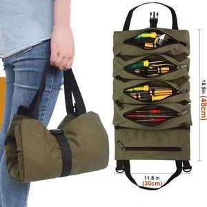 옥스포드 헤비듀티 롤업 공구 가방 다용도 정리함 정비공전기공목수용 올인원 차고 보관