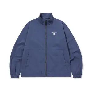 매장정품 BEENTRILL 에센셜 로고 스트레치 우븐 트랙자켓(네이비))