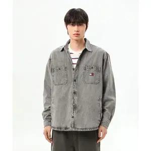 TOMMY JEANS 다크 데님 셔츠 재킷 (T32G0NJC01TML11BK)