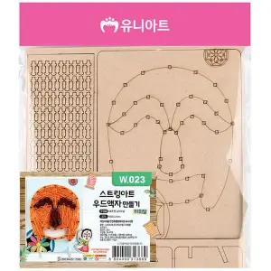 DIY.W023 FTM599D2 스트링아트 우드 액자 만들기 하회탈