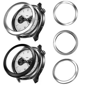 호환 샤오미 호환 워치 S4 S3 베젤 커버 스마트워치 보호 케이스 PC 케이스 긁힘 방지 보호 쉘 프레임