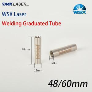 WSX 레이저 용접 졸업 튜브 48/60mm 고정 샤프트 예비 액세서리 WD23 스테인레스 스틸 파이프 노즐 커넥터