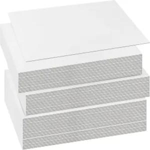 셰우산 50장 11.6 x 15.5 인치 30 pt 화이트 칩보드 대형 시트 공예 예술 프로젝트 백킹 보드 프레임용