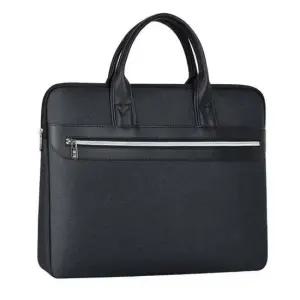 남자 데일리 심플 서류가방 가죽스트랩 서브포켓 수납