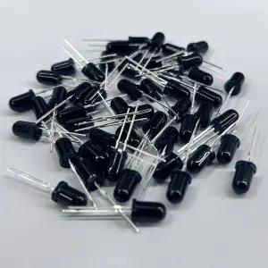 3mm IR LED 방출 다이오드 850nm 이미터 수신기 적외선 송신기 포토 트랜지스터 보이지 않는 DIY PCB