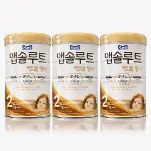 매일유업 앱솔루트 명작 2FL 2단계 800g, 3개