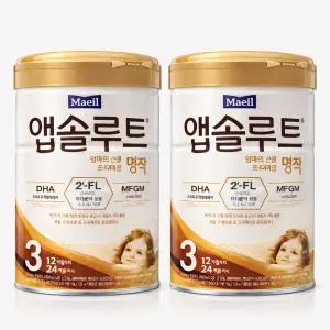 매일유업 앱솔루트 명작 2FL 3단계 800g, 2개