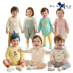 [블루독베이비X밍크뮤] 따스해진 날씨에 봄놀이룩으로 좋은 티셔츠/상하의복/팬츠 모음전