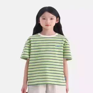 [아웃도어 프로덕츠 키즈]에센셜 스트라이프 반팔티셔츠 (그린) OD262ISS01_GRN