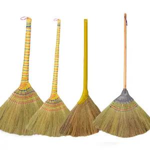 갈대비 롱 수수비 싸리빗 빗자루세트 마당비 실내용 야외용 학교 교회 납품