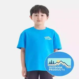 [아웃도어 프로덕츠 키즈]에센셜 파노라마 반팔티셔츠 (블루) OD262ISS04_BLU