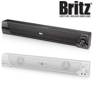 브리츠 BA-R90 빅사이즈 사운드바 스피커 전면 헤드폰 마이크 단자 TV연결 USB전원 PC방 컴퓨터 스피커