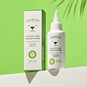 강아지스토리 강아지 눈물 자국 지우개 냄새 세정제 눈꼽 제거 천연 저자극 고양이 아이워시